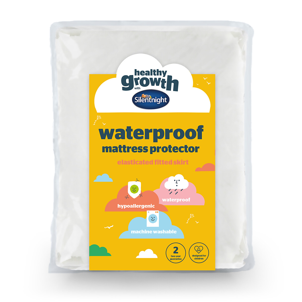 Healthy Growth Waterproof Mattress Protector, SILENTNIGHT