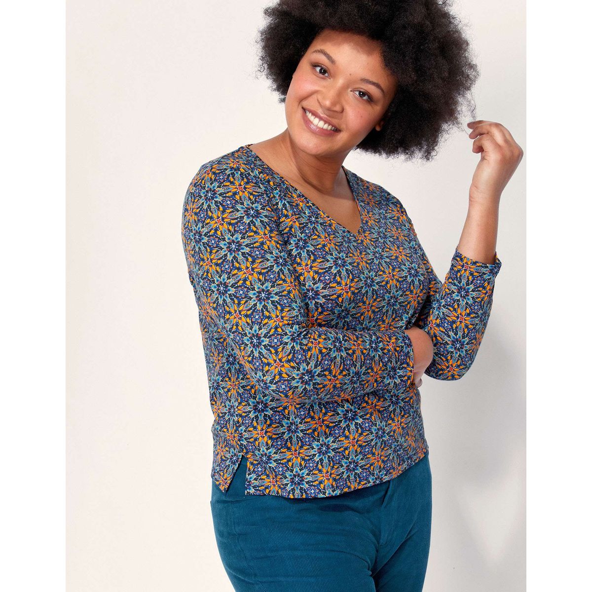 Tee shirt ethnique femme deals