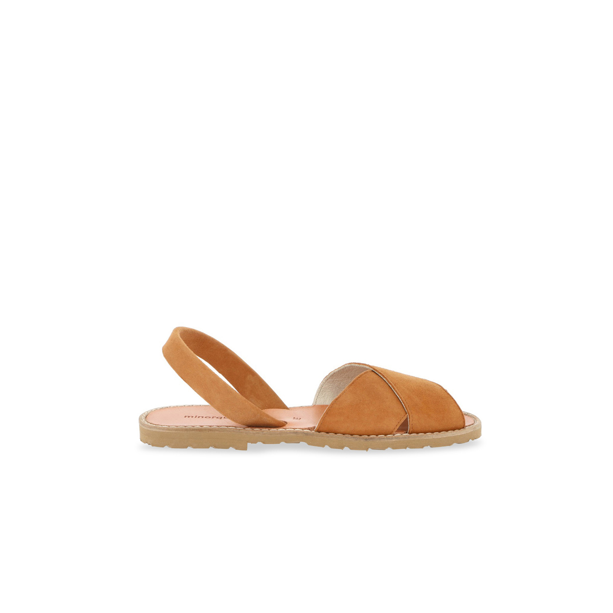 Sandales plates en daim AVARCA CALA, MINORQUINES