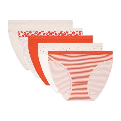 Pack of 5 Pockets Knickers in Cotton DIM