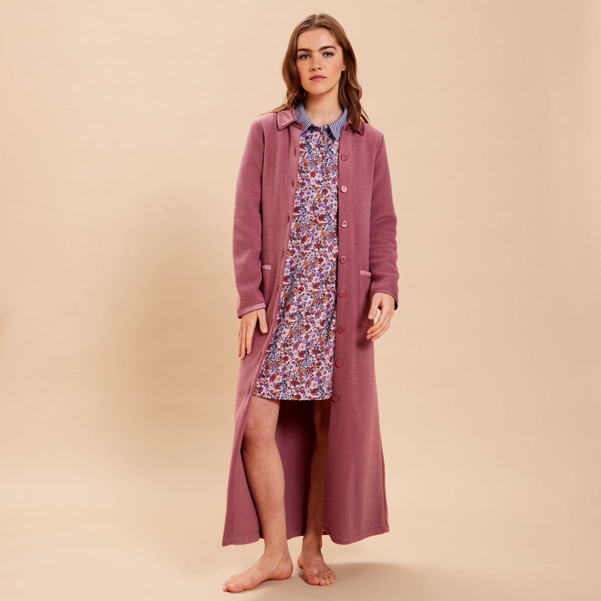 La redoute robe hotsell de chambre femme polaire