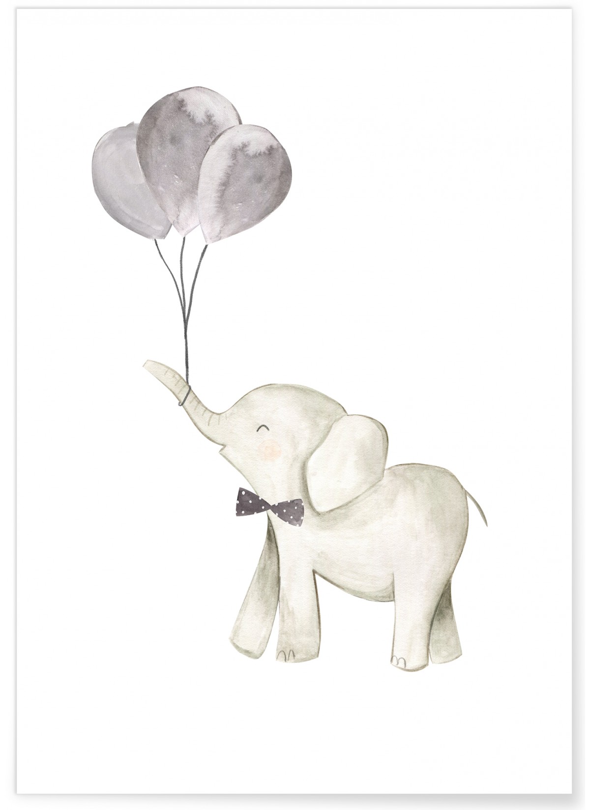 Affiche Enfant Éléphant Ballon, L'AFFICHERIE