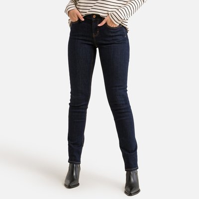 Slim-Jeans mit mittelhohem Bund ESPRIT