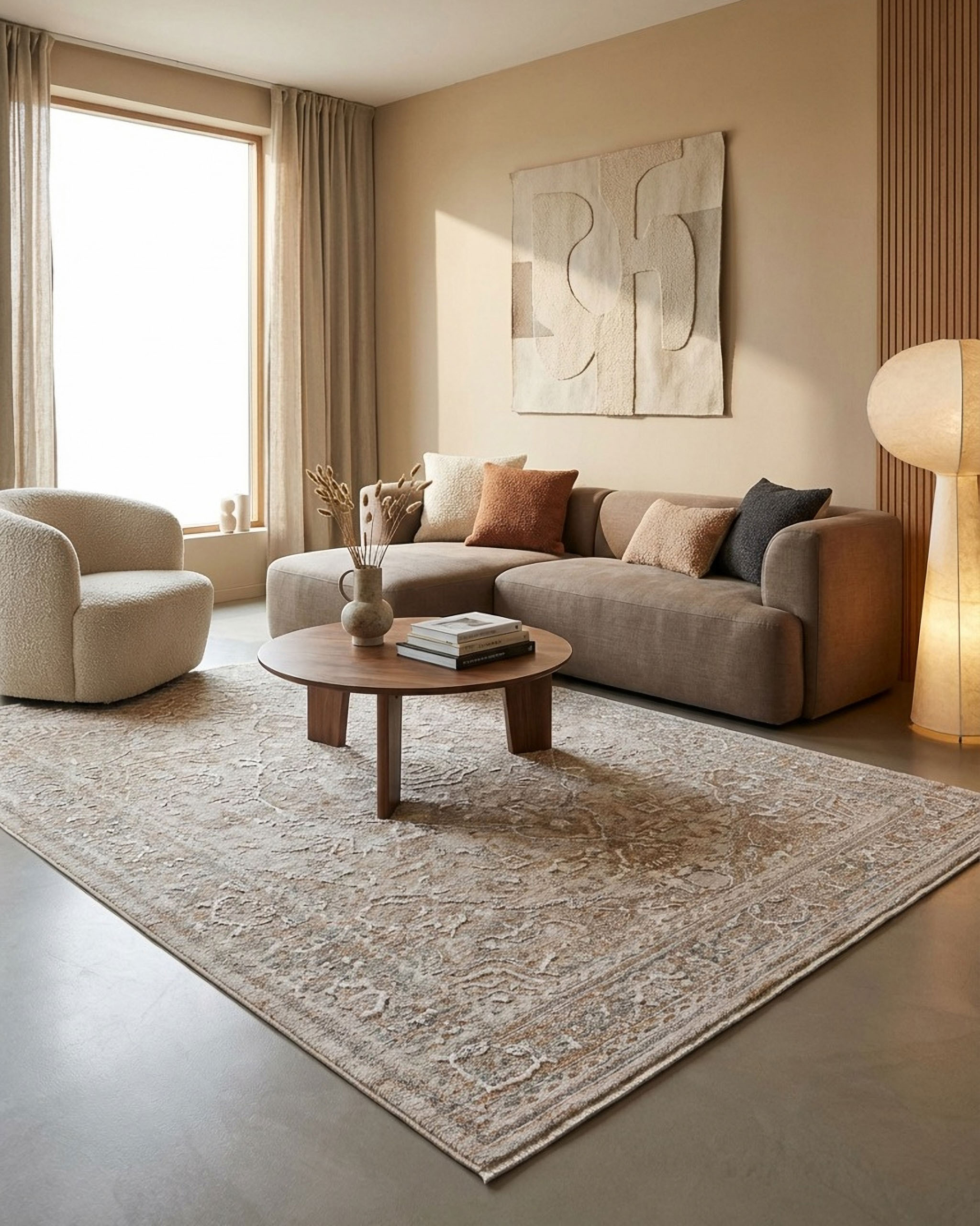WECONhome Soft Vintage par Esprit, tissé machine, tapis poils courts, motif oriental avec effet relief, certifié OEKO-TEX® ,  Soft Vintage, ESPRIT