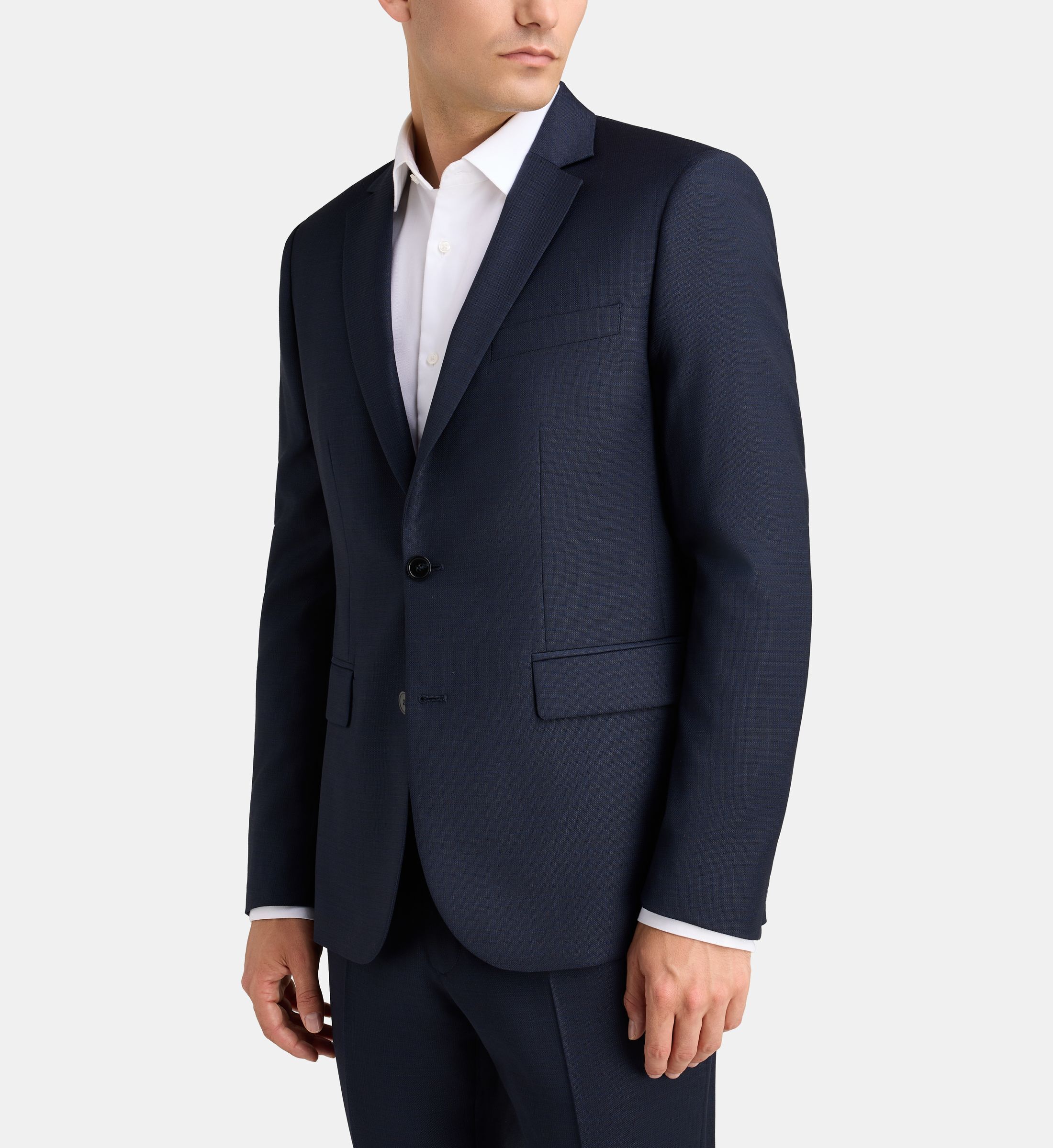 Veste de costume ajustée bacco armure laine italienne, COMPTOIR GL