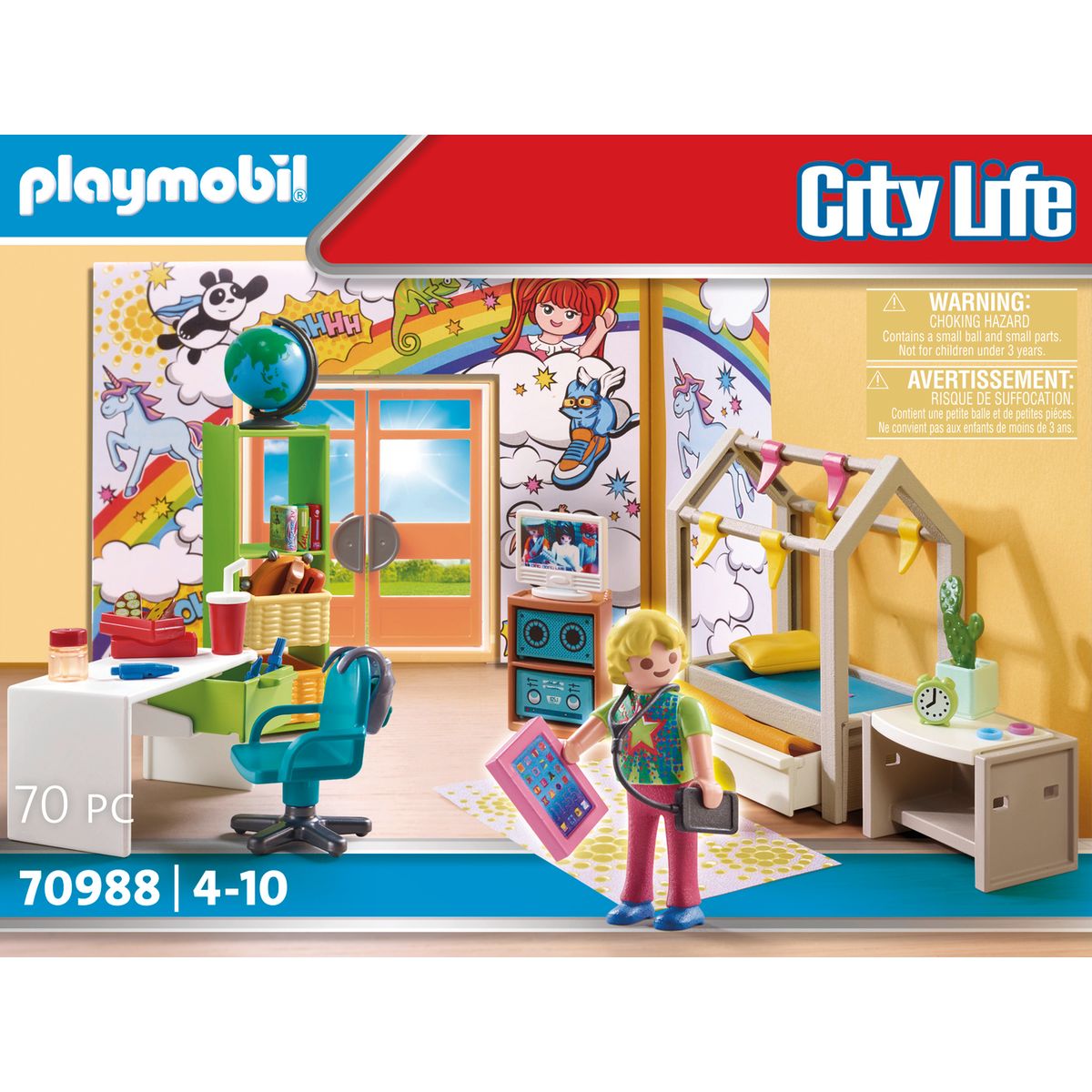 Playmobil 70209 Dollhouse : Chambre d'enfant avec canapé-lit - Jeux et  jouets Playmobil - Avenue des Jeux