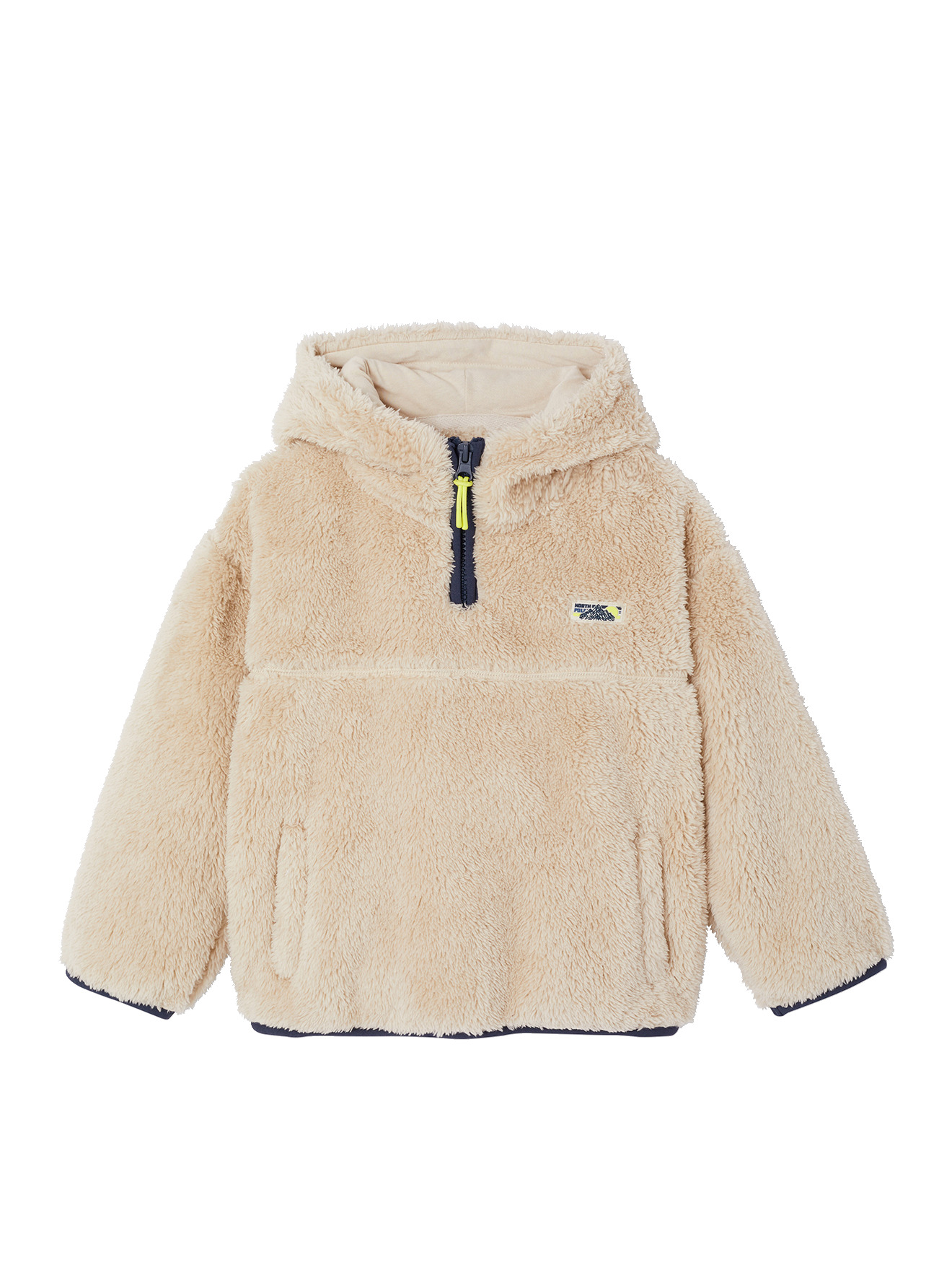 Sweat polaire à capuche, VERTBAUDET