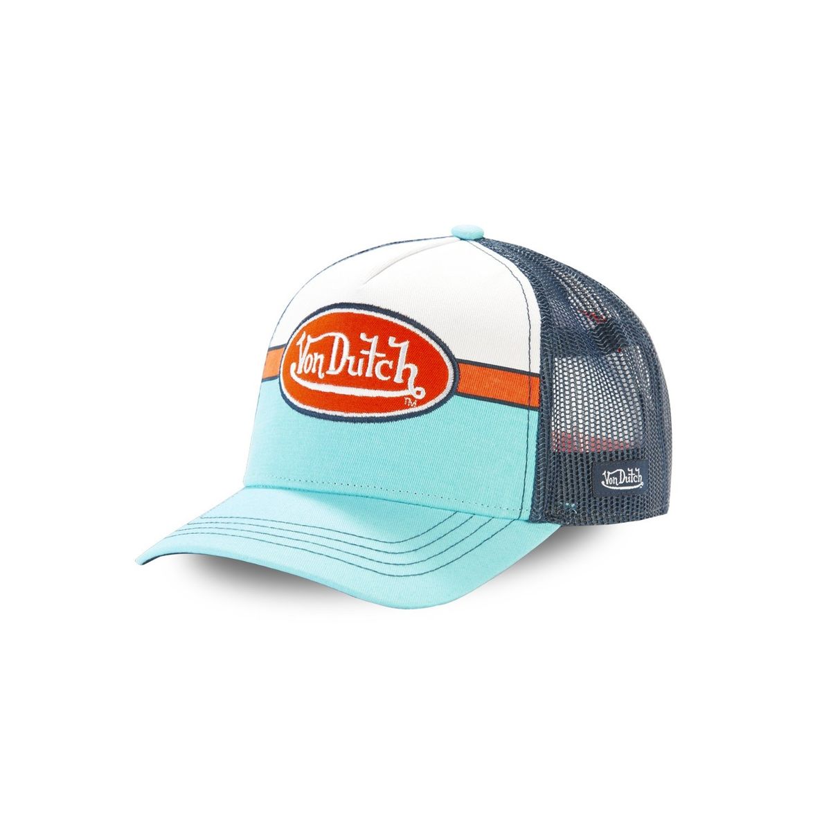 Casquette Baseball Von Dutch en velours côtelé bleu Velvet - Von Dutch