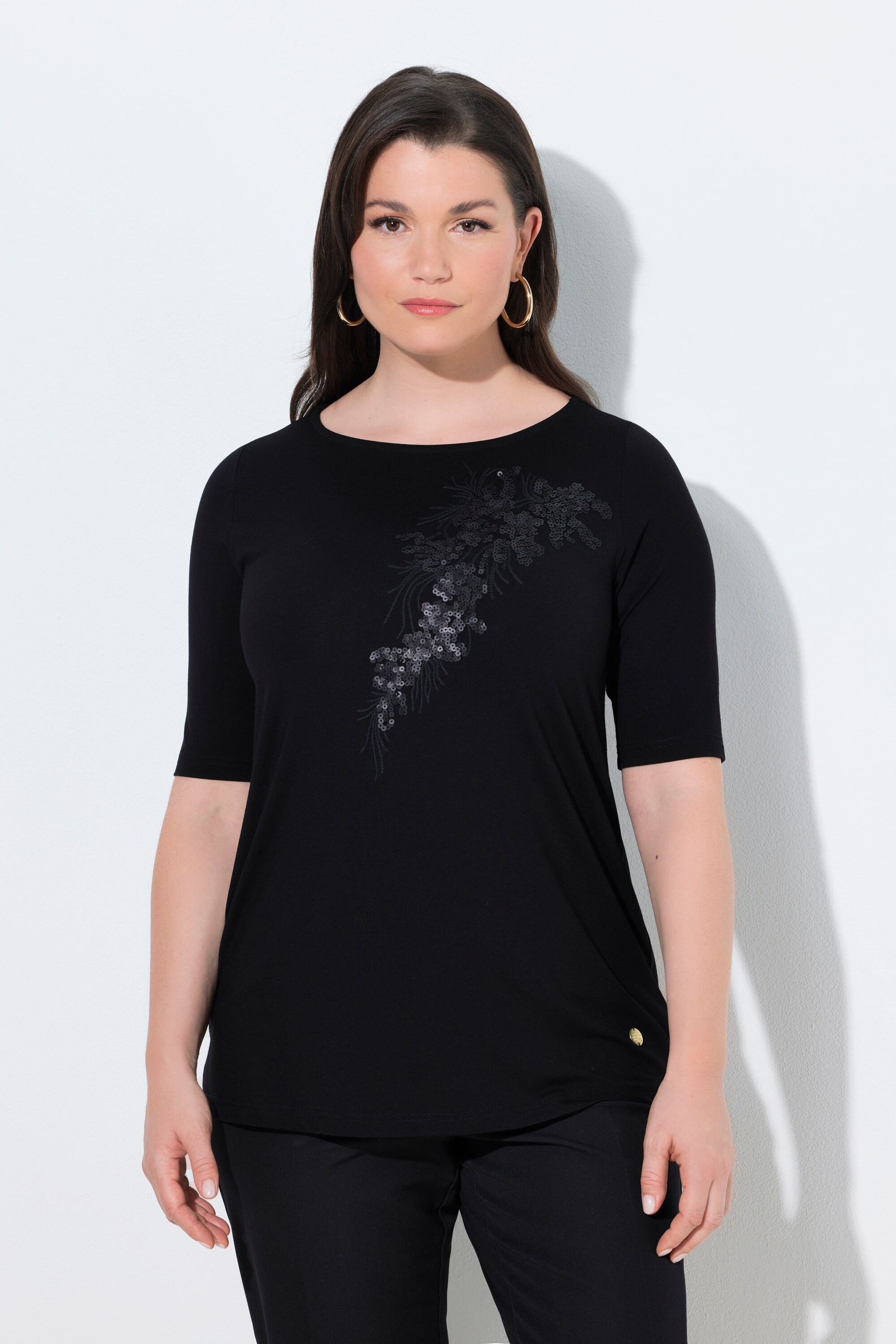 T-shirt manches courtes et encolure bateau, ULLA POPKEN