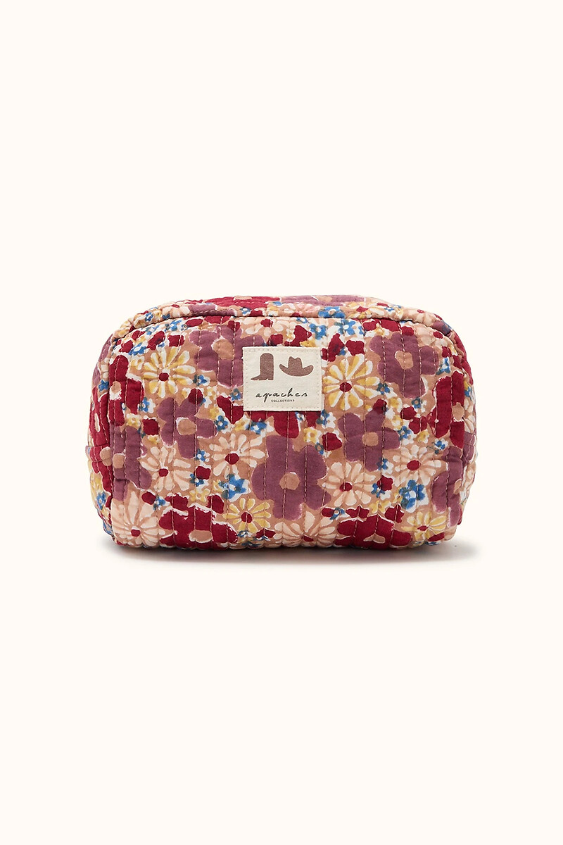 Gaya Floral Print Small Make-Up Bag, APACHES COLLECTIONS