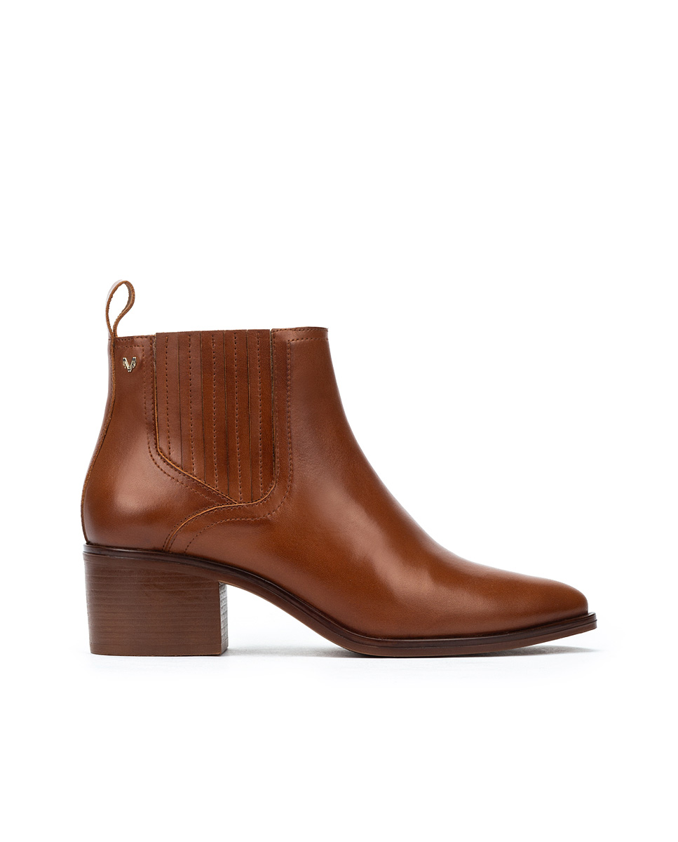 Bottines à talon cuir Zinnia, MARTINELLI