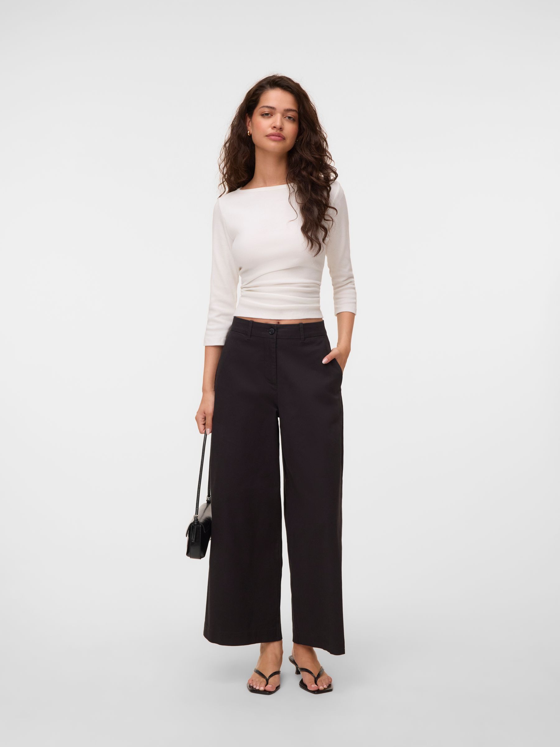 Pantalon À Jambe Large, VERO MODA