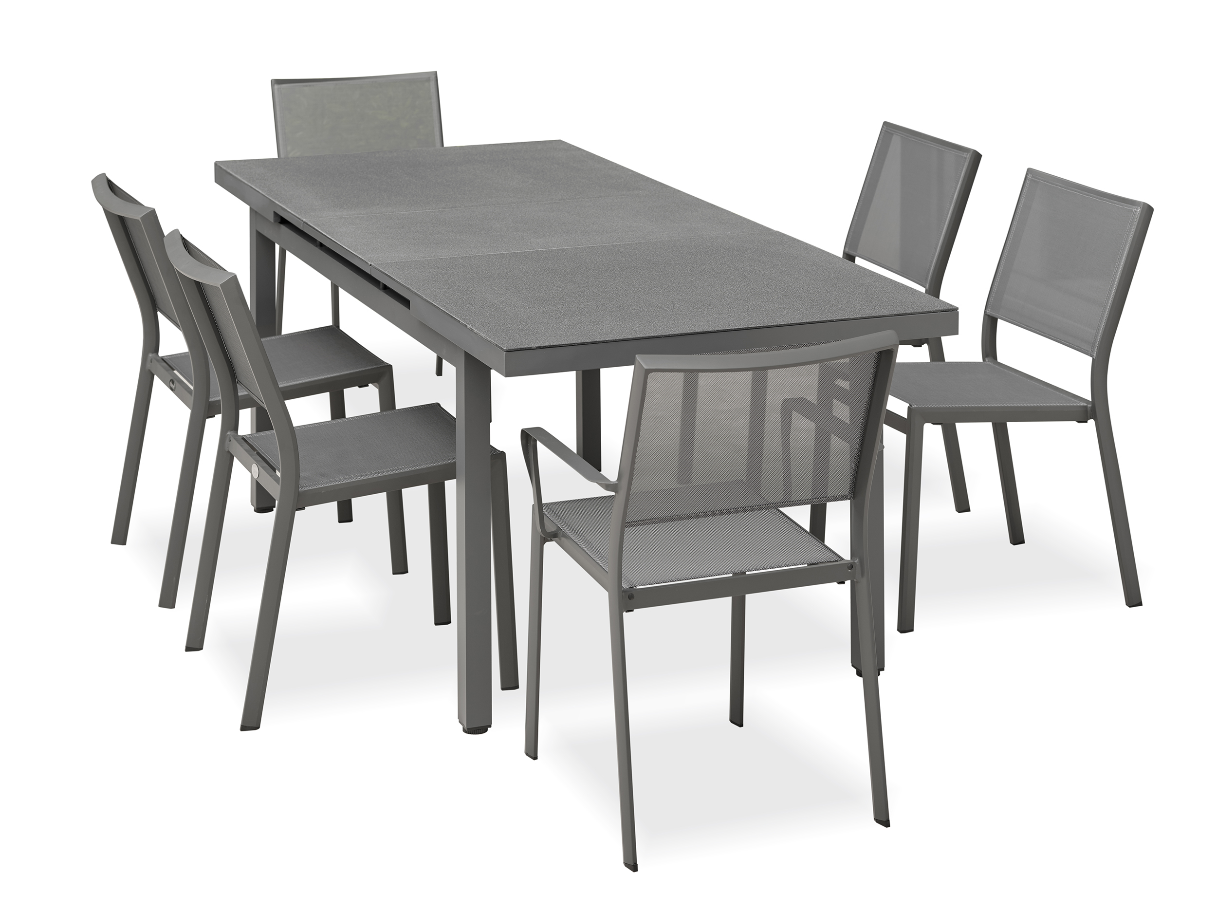 Ensemble repas de jardin en aluminium DANIA, DCB GARDEN