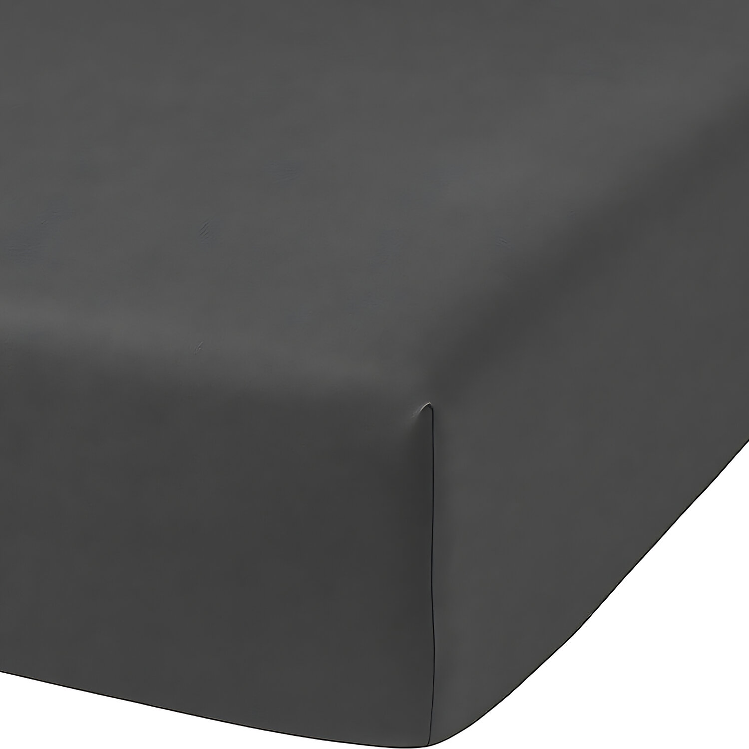 Drap housse en microfibre lavé bonnet 28 cm uni, CALY, C DESIGN HOME TEXTILE