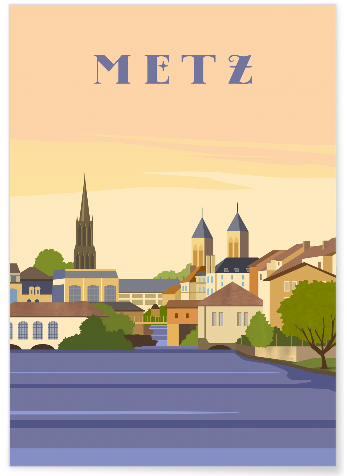 Poster ville Metz 2, L'AFFICHERIE