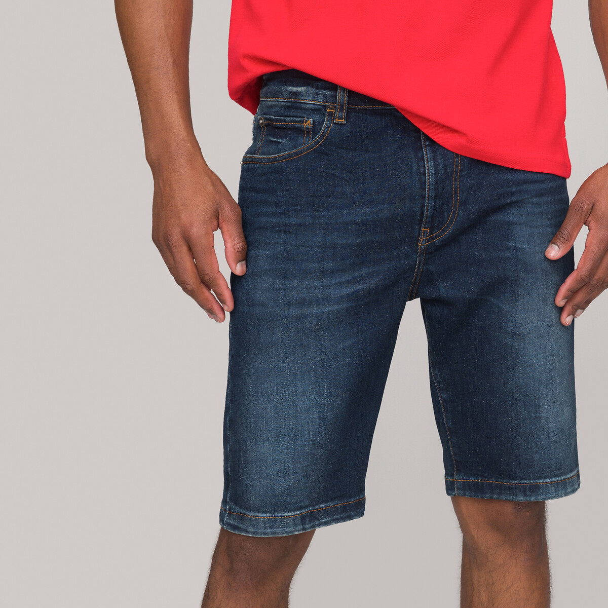 La Redoute Vêtements Pantalons & Jeans Pantalons courts Bermudas Bermuda de seersucker avec doublure souple. 