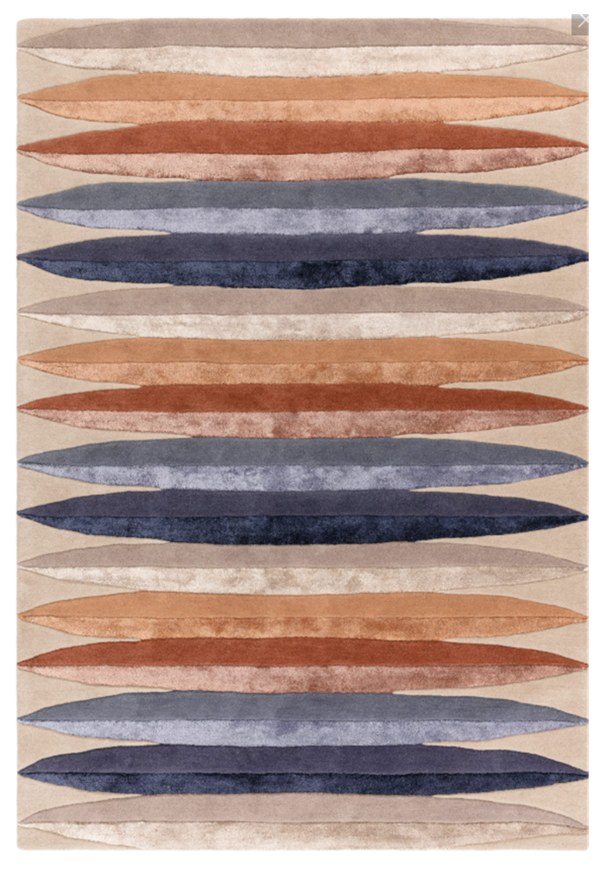 Tapis moderne tufté main en laine DOP, NOVATREND