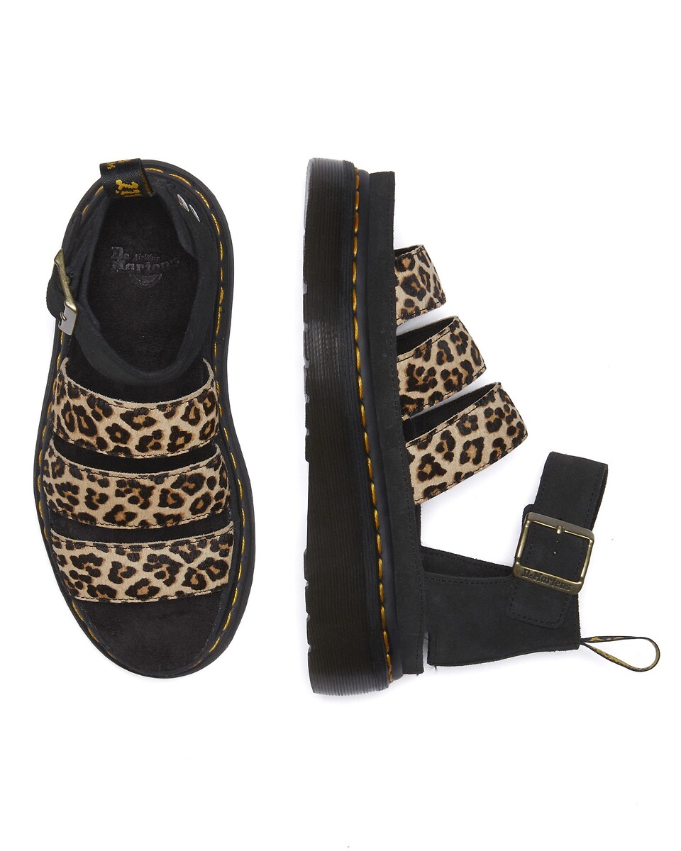 Dr. Martens Sandalias de piel con plataforma Clarissa II Quad — photo 4