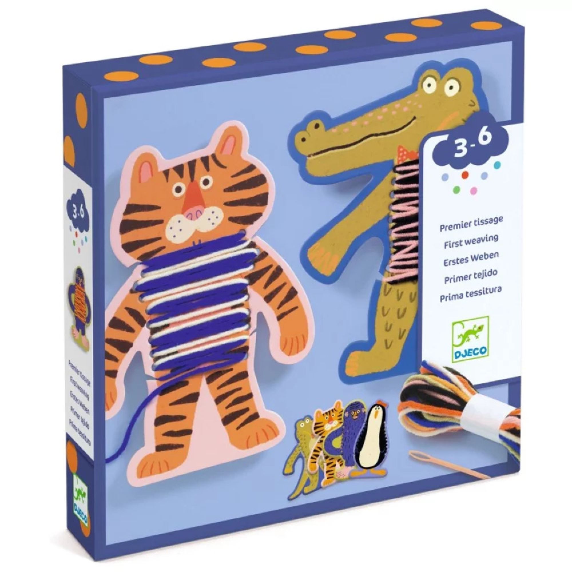 Premier tissage Les pulls des animaux, DJECO