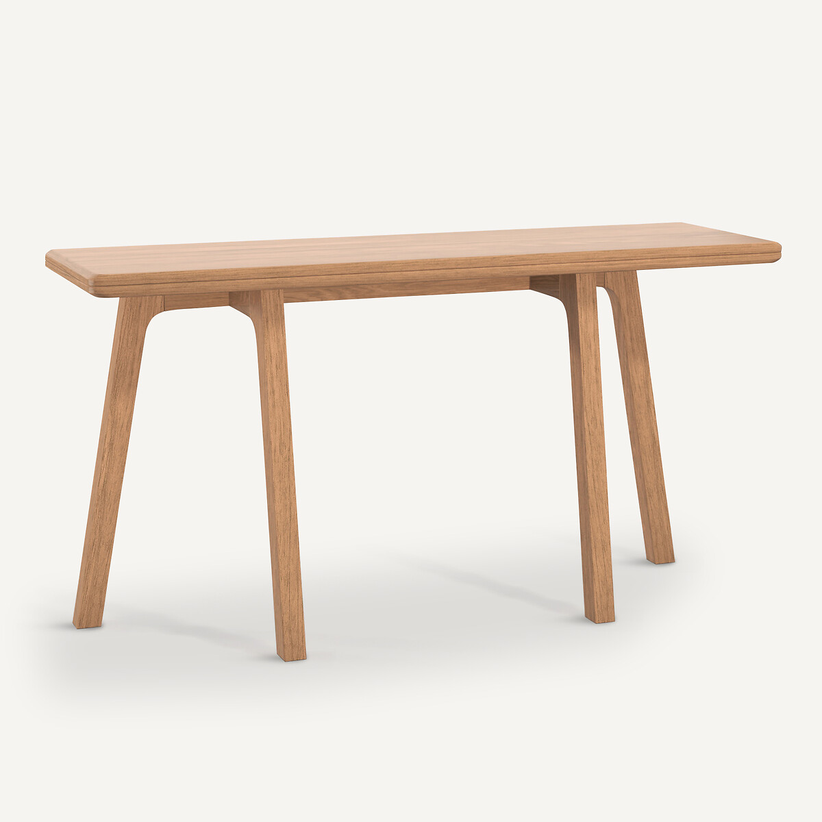 Console table, en chêne massif et plaqué chêne, longueur 140 cm, DILETTA, EMMANUEL GALLINA X AM.PM