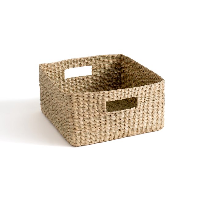 Nové Woven Straw Basket, natural, LA REDOUTE INTERIEURS