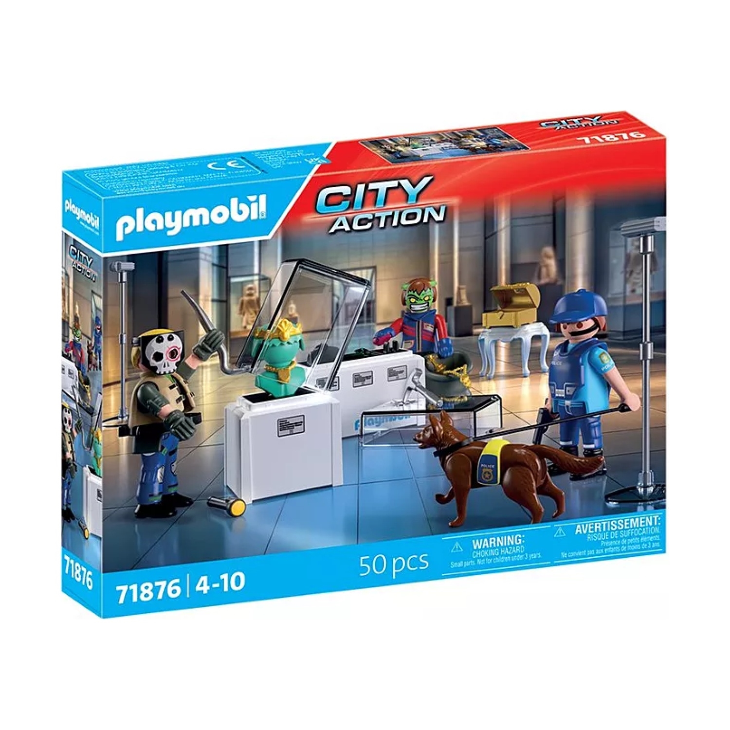City Action Arrestation de cambrioleurs au musée, PLAYMOBIL