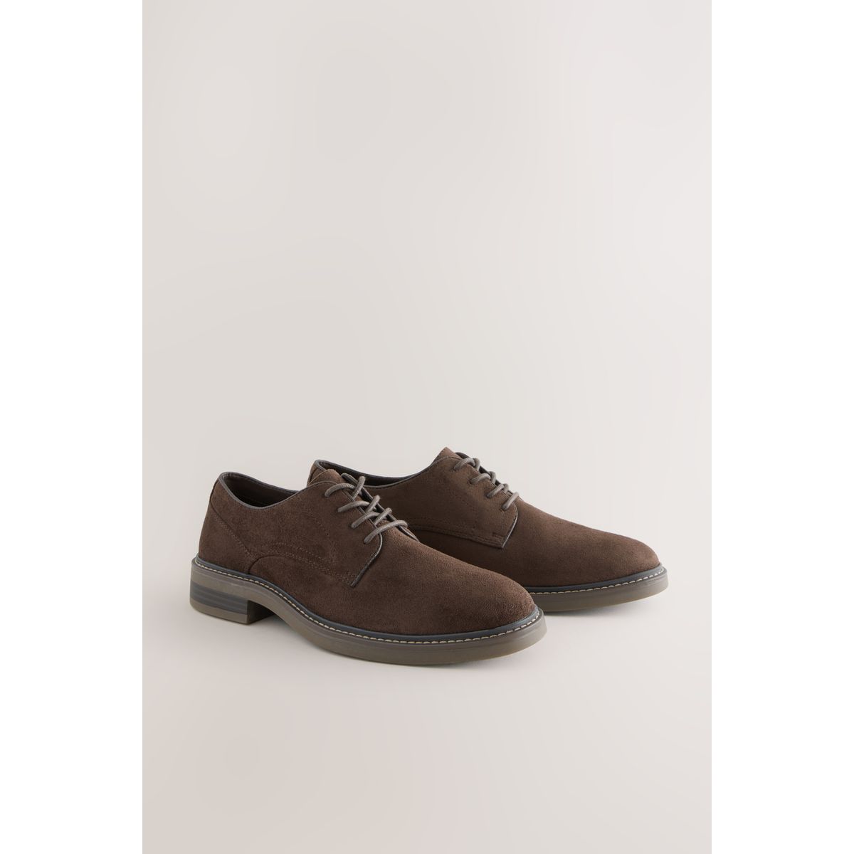Chaussures derby en suédine, NEXT