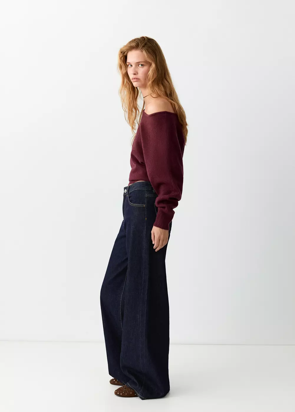 Jean taille haute et taille haute, MANGO TEEN