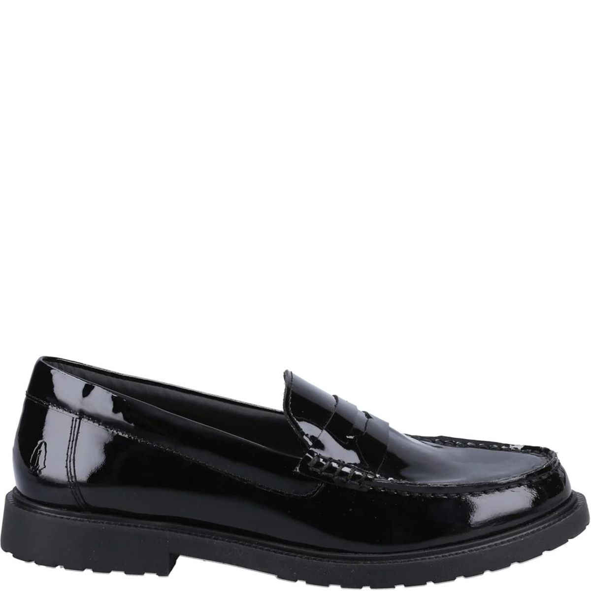 Mocassin vernis noir femme La Redoute