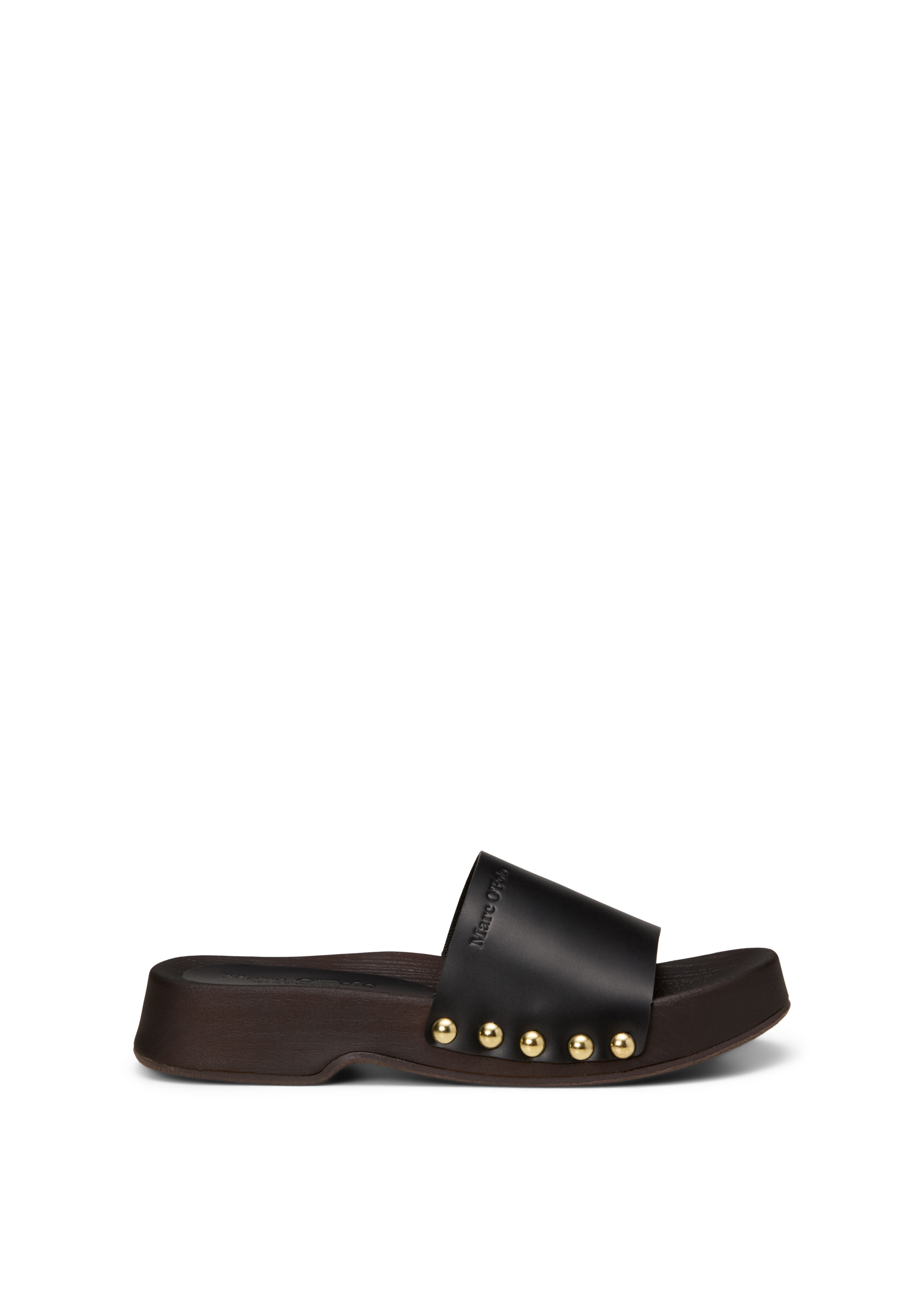 Pantolette modèle Mary en cuir de vache de haute qualité, MARC O'POLO