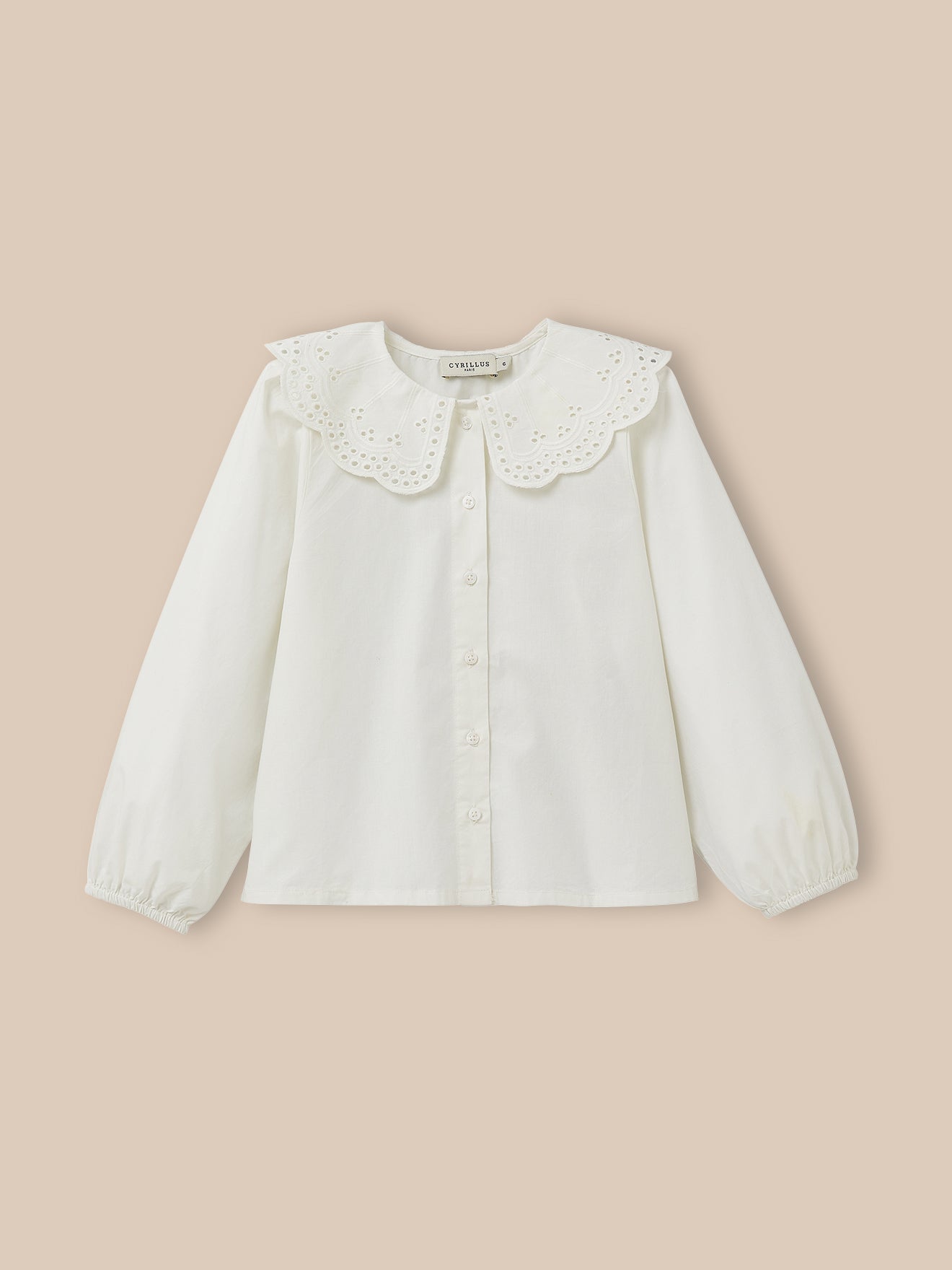 Blouse maxi col, CYRILLUS