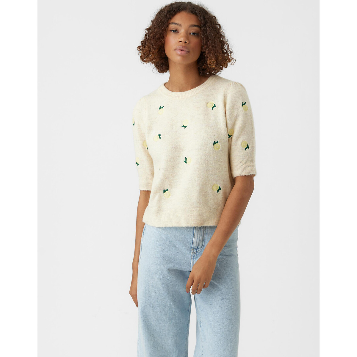 Half sleeve outlet jumper