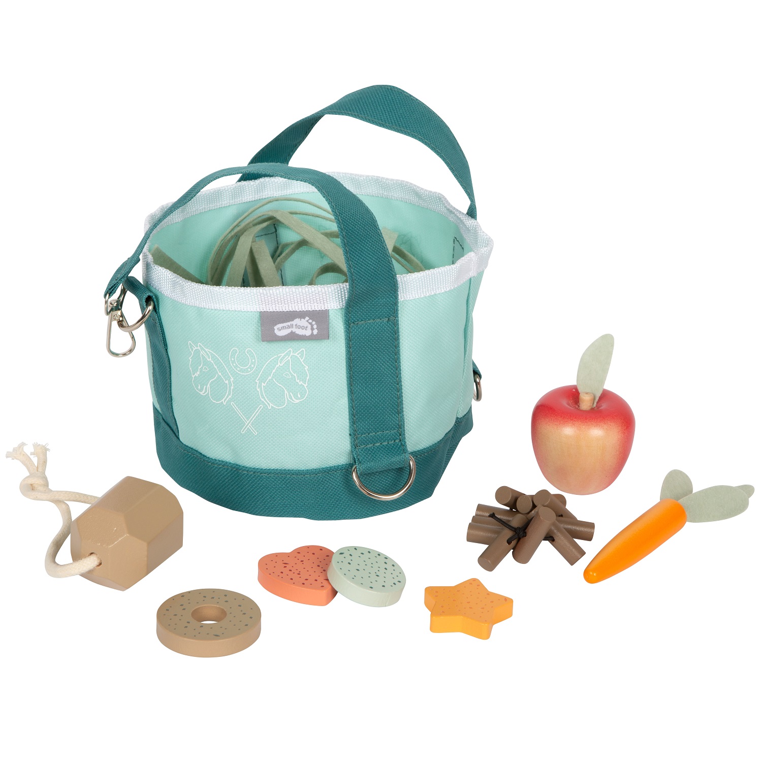 Set de fourrage pour chevaux avec sac, SMALL FOOT COMPANY