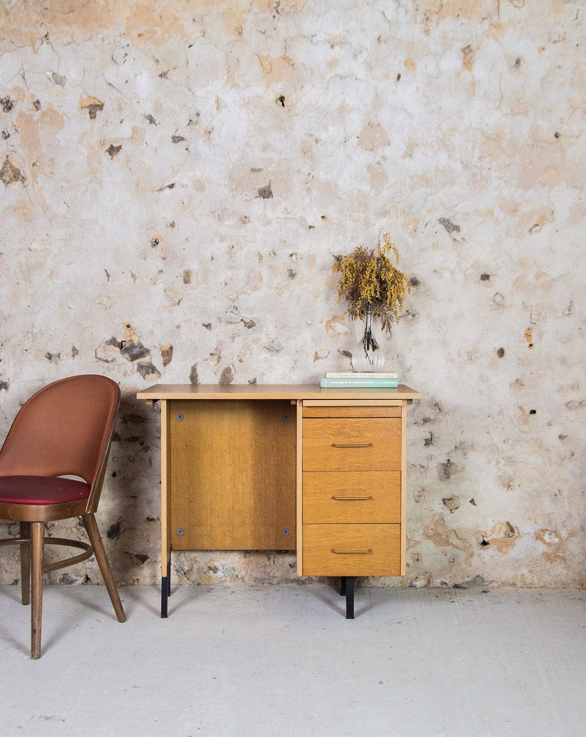 Bureau en bois Yvan N°66 - Bon état, DEBONGOUT