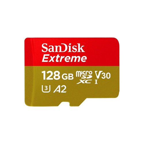 Carte micro sd 128go microsd extreme plus + adaptateur Sandisk