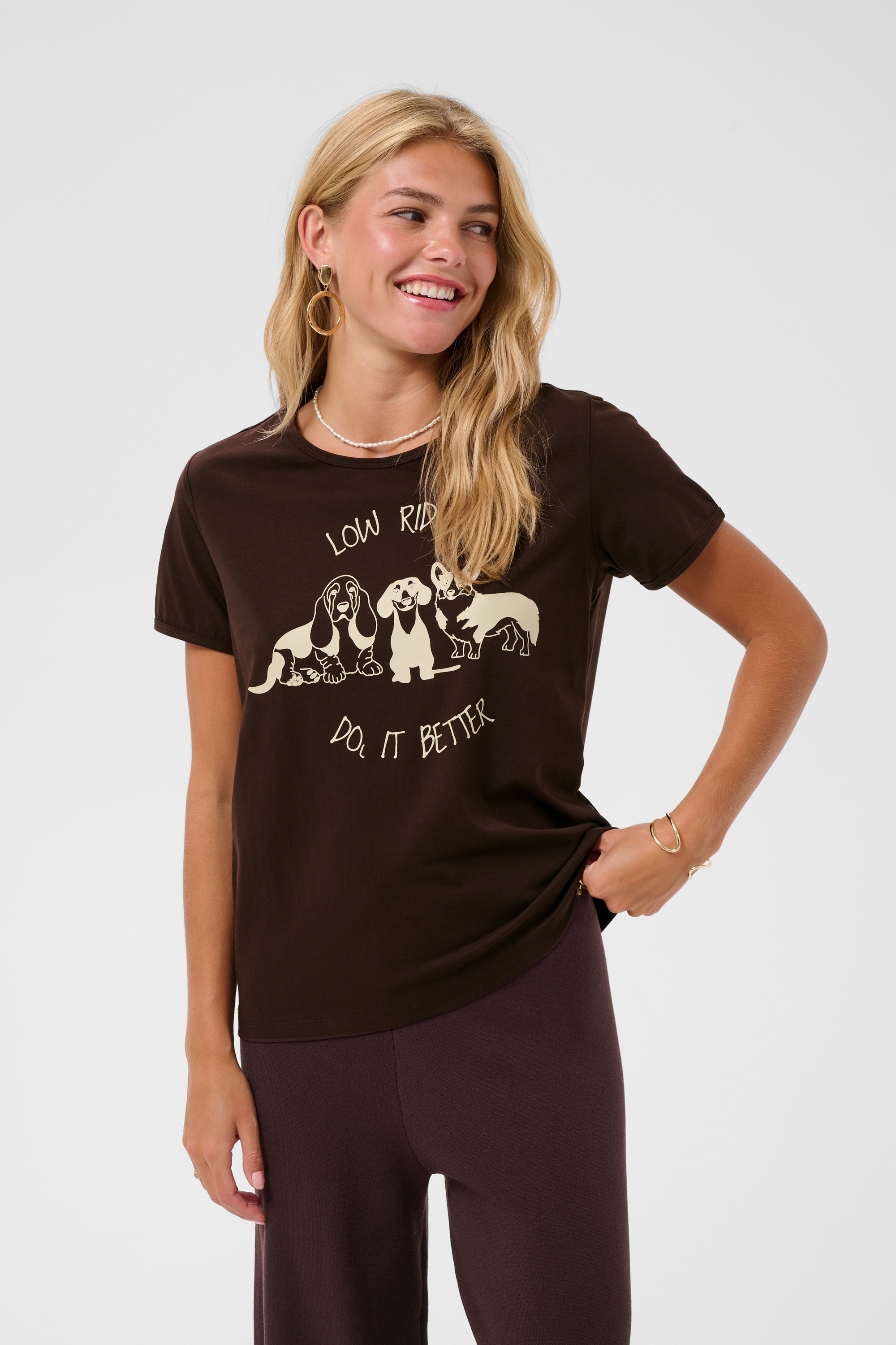 T-shirt, CREAM