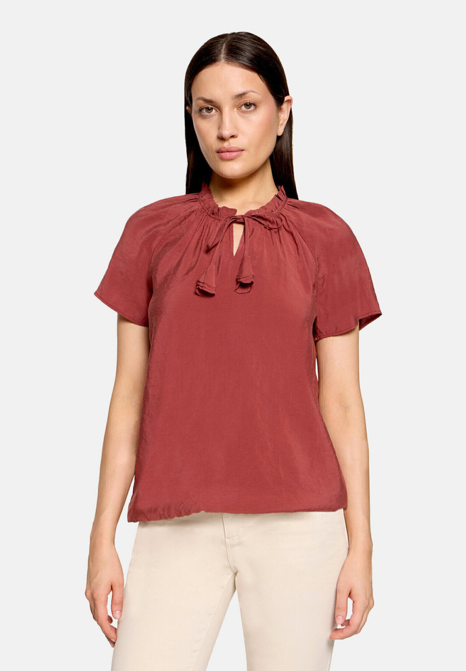 Blouse casual à fronce, CARTOON