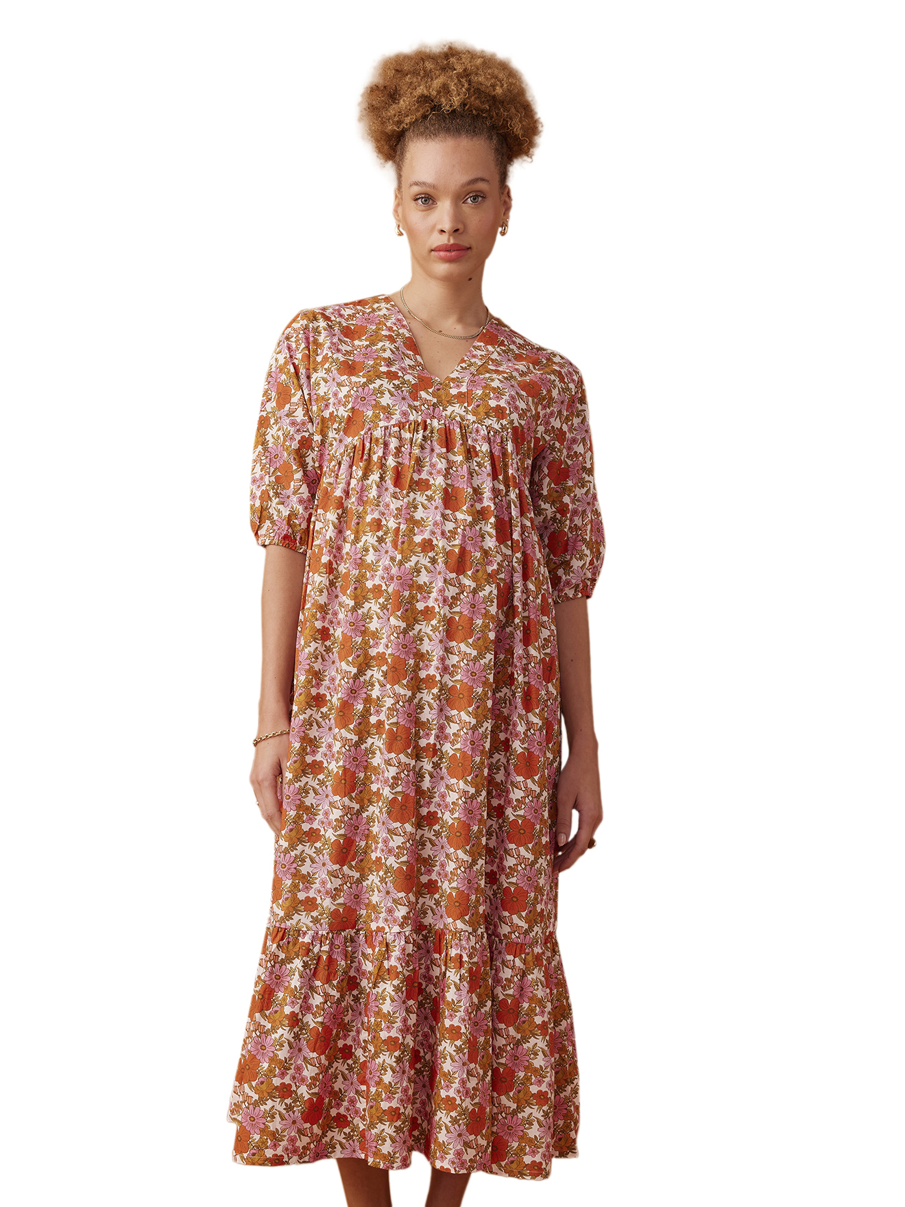 Robe longue grossesse esprit bohème, ENVIE DE FRAISE