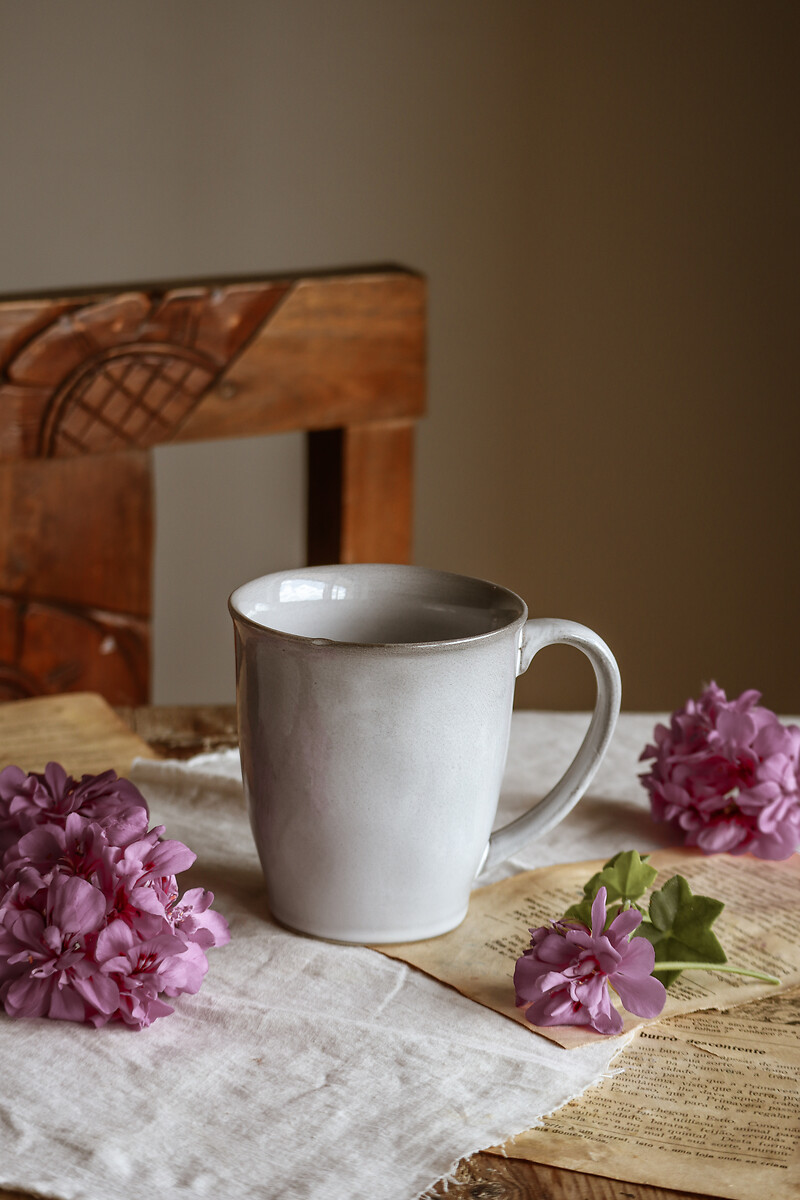 Lote de 2 Canecas SMOOTH Stone, NOSSE CERAMIC, NOSSE CERAMIC