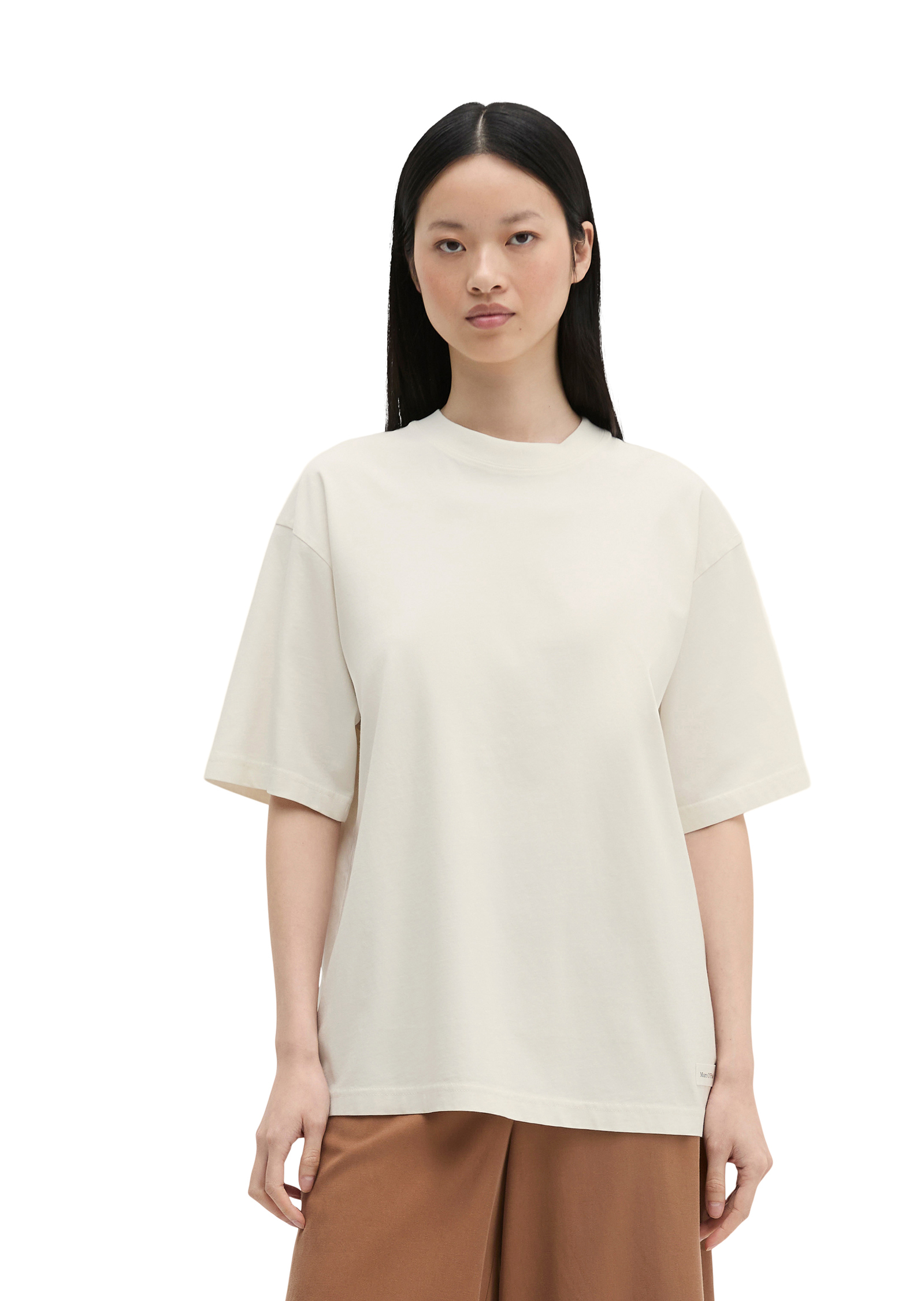 T-shirt imprimé loose en coton bio régénéré, MARC O'POLO