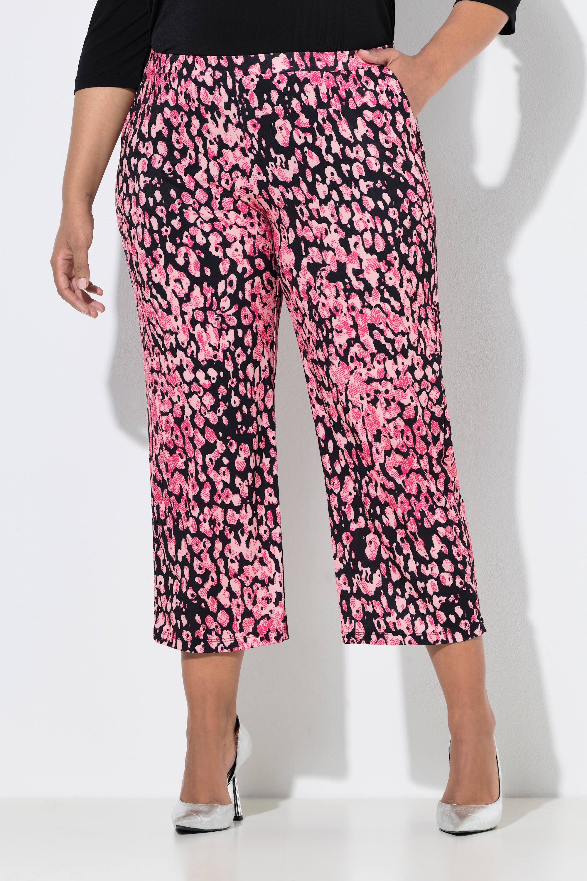 Pantalon 7/8 en jersey, ULLA POPKEN
