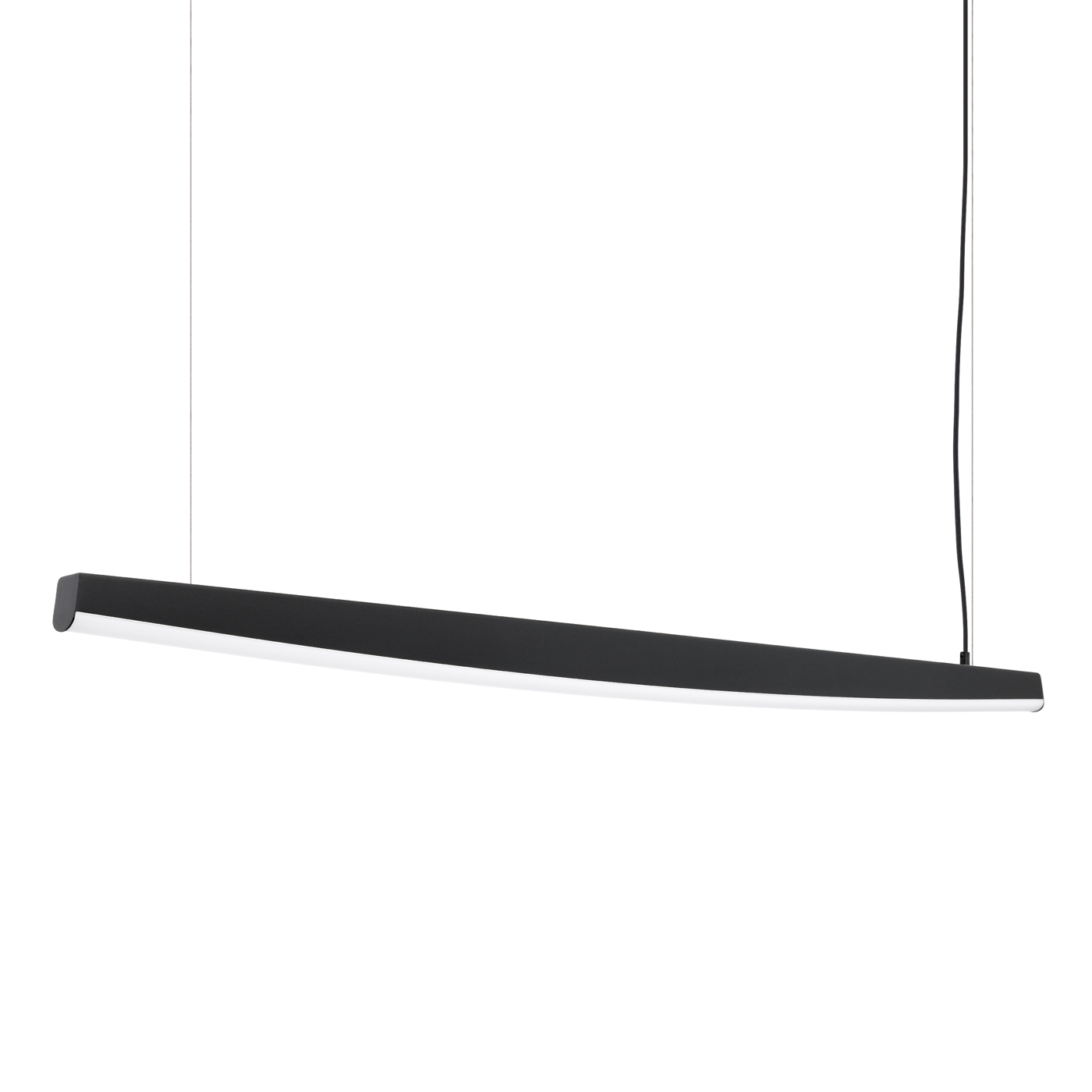 Suspension Acier Noir LED 1 Jorun, EDEN