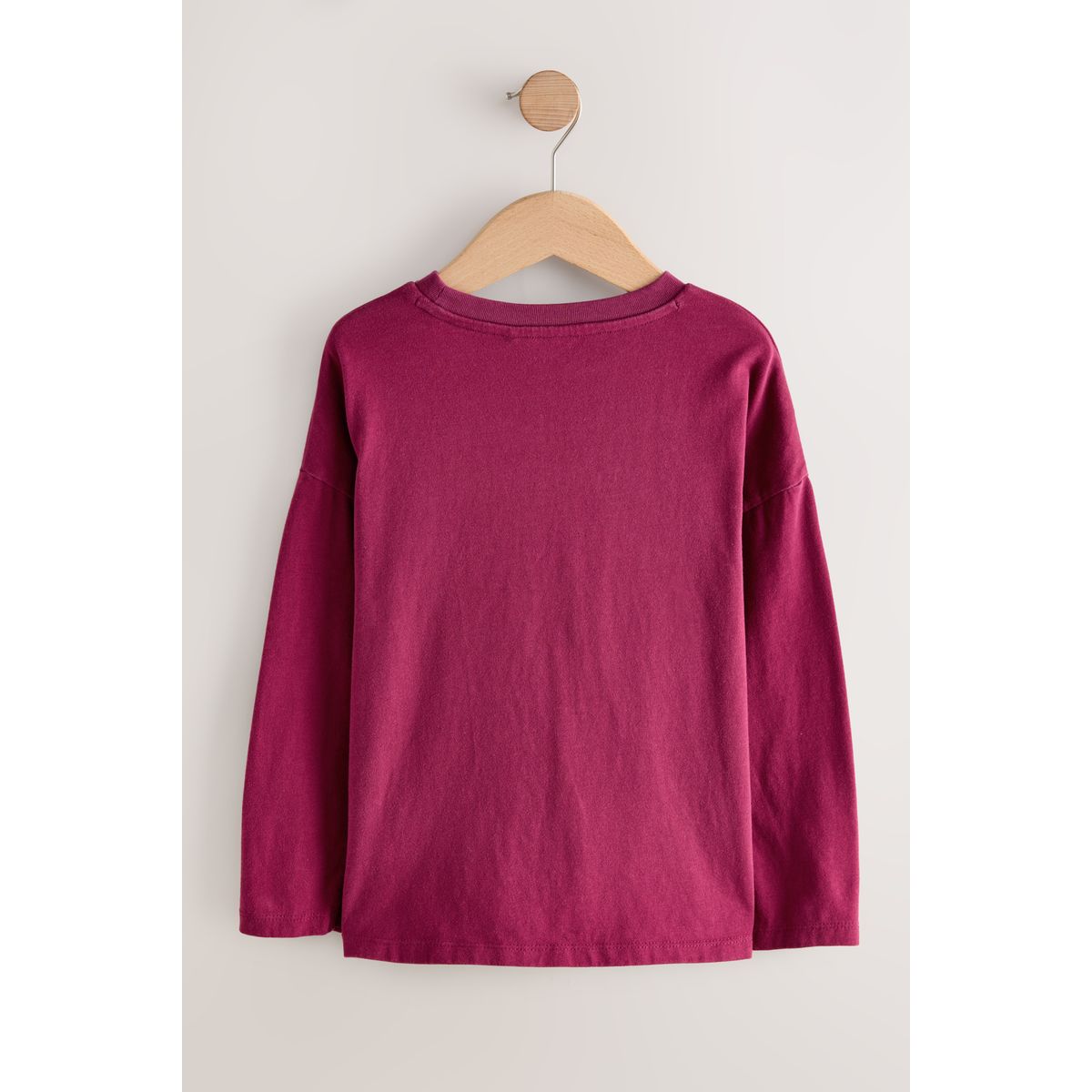 Haut à Manches Longues NEXT Pour Enfant - Taille 8 Ans, Rose Foncé, Occasion Très Bon état