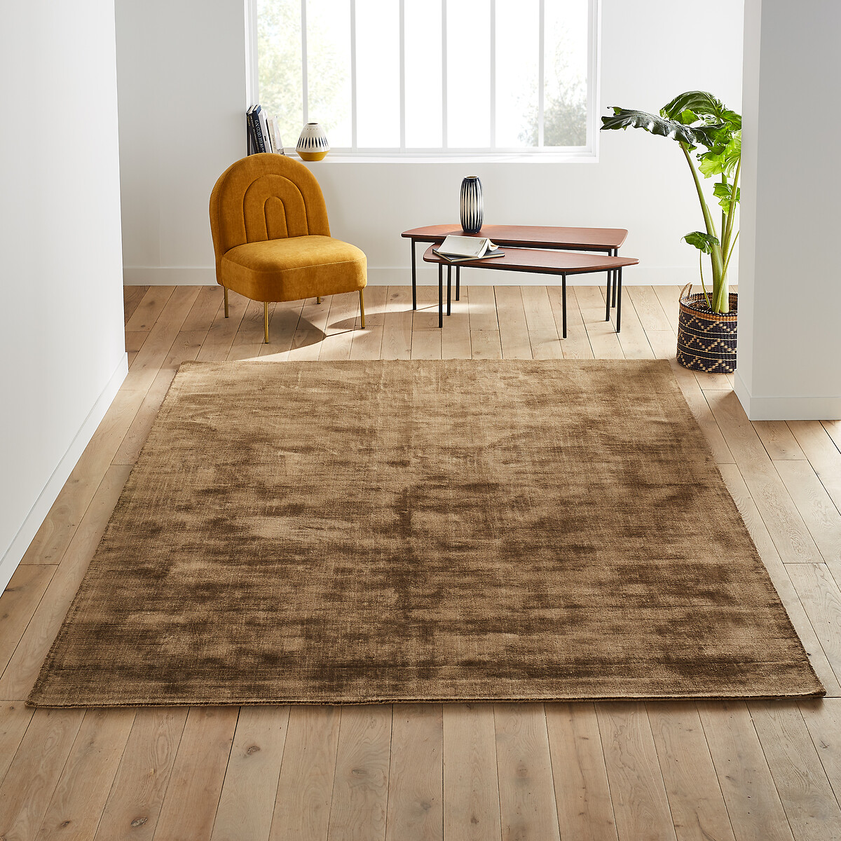 La Redoute Rio Grey Aged Ombre Effect Rug Large 150x230cm RRP £125 