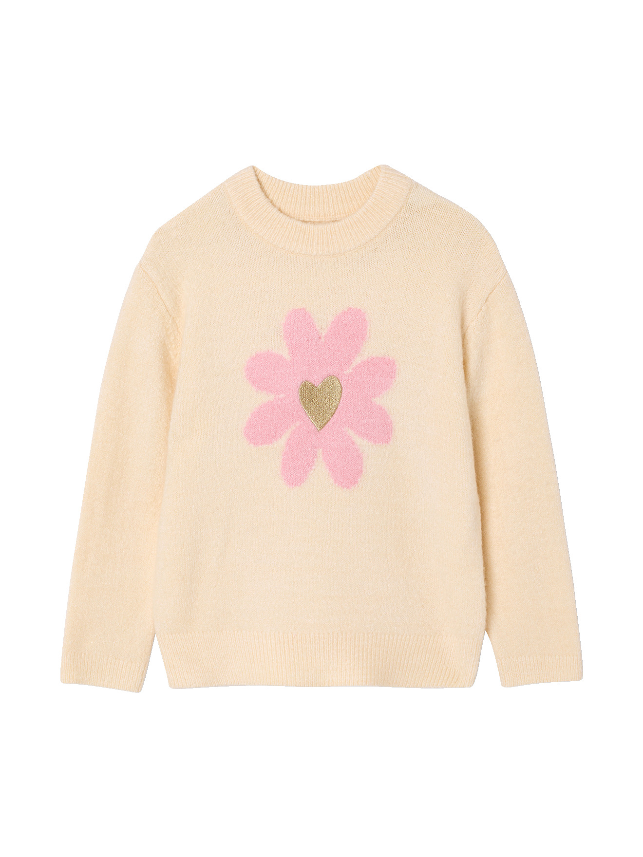 Pull fleurs, VERTBAUDET