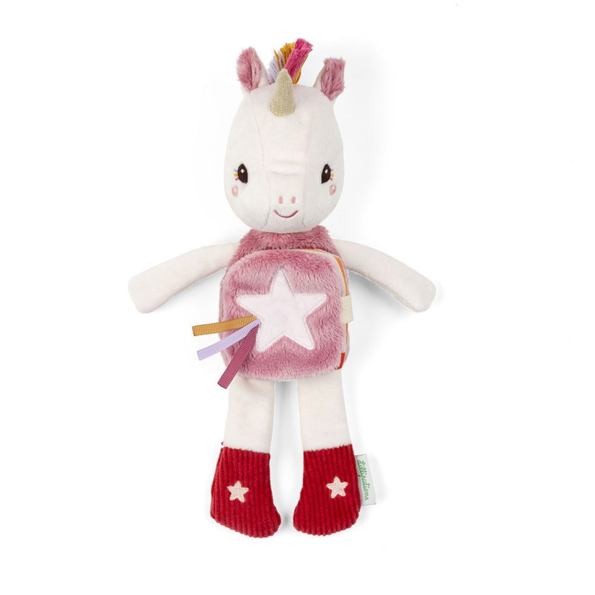 Peluche phosphorescente avec livre en tissu, LILLIPUTIENS