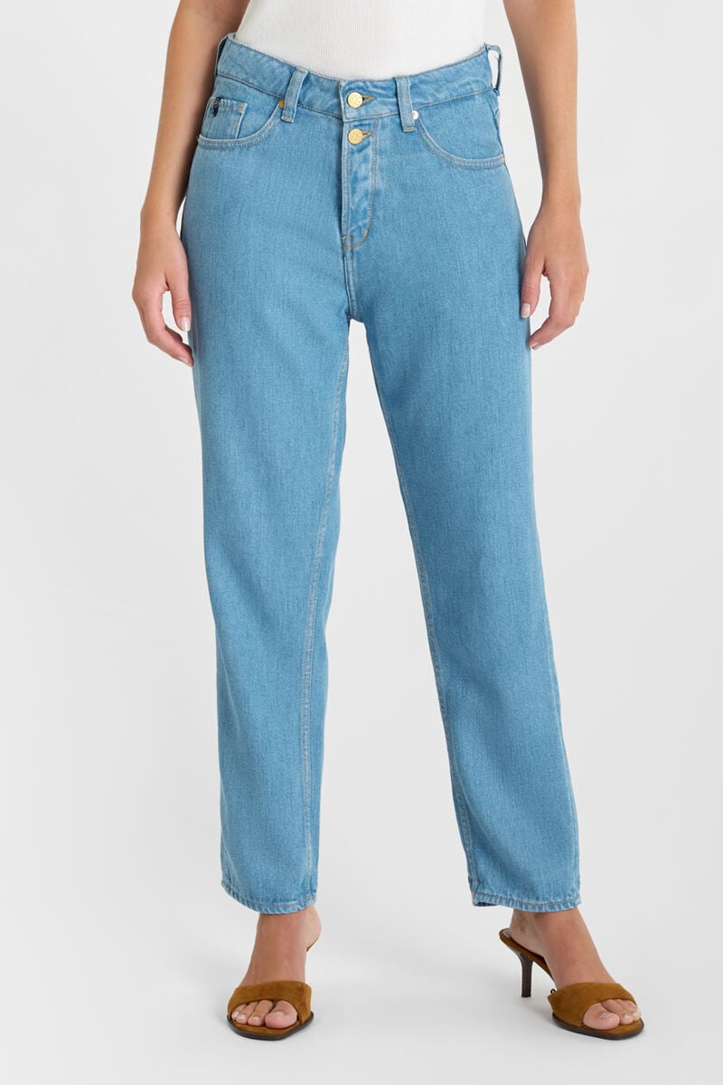 Jeans loose, large 400/60 girlfriend , 7/8ème, LE TEMPS DES CERISES