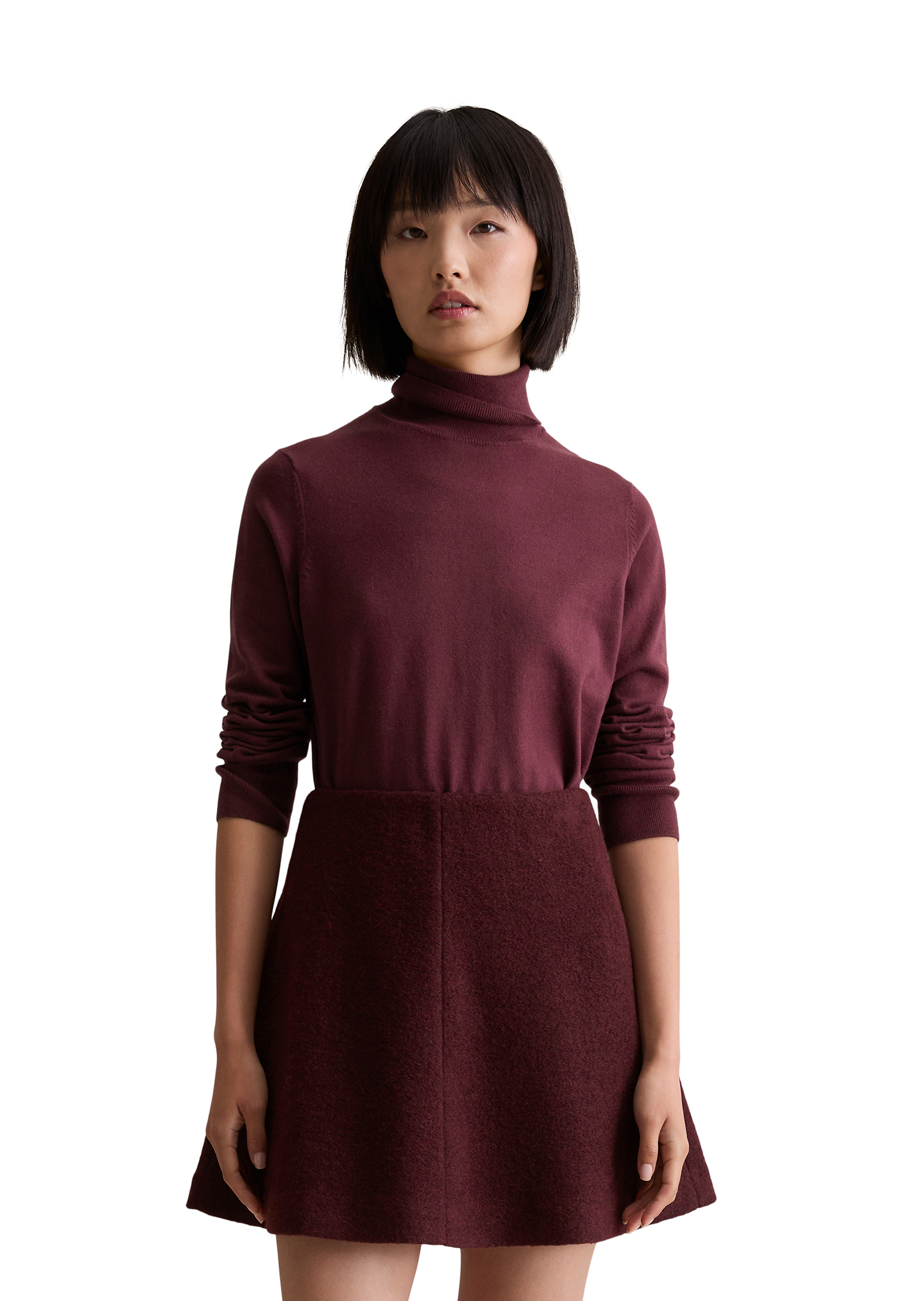 Minijupe A-Shape en laine bouillie, MARC O’POLO DENIM