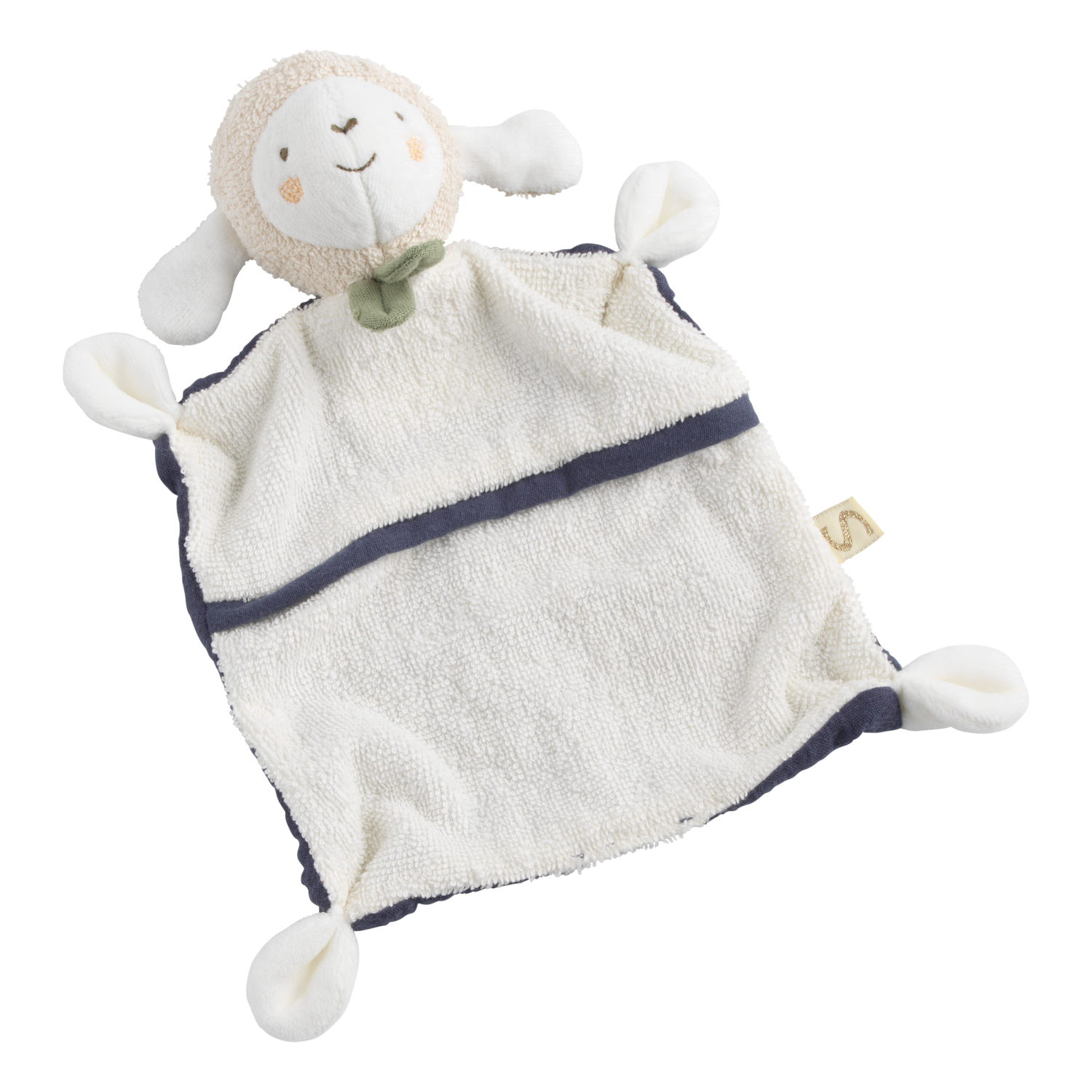 Doudou mouchoir en coton bio, SAUTHON