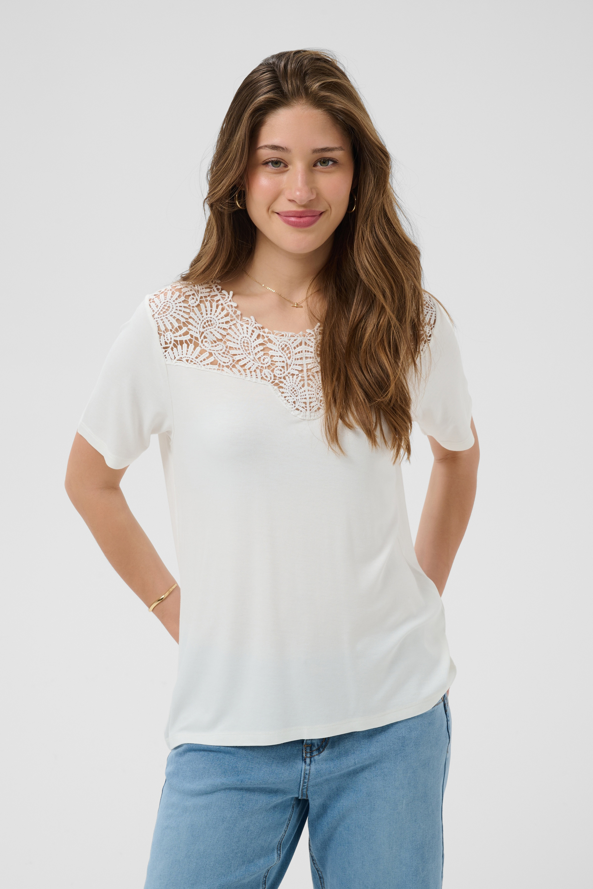 T-shirt à manches courtes, CREAM